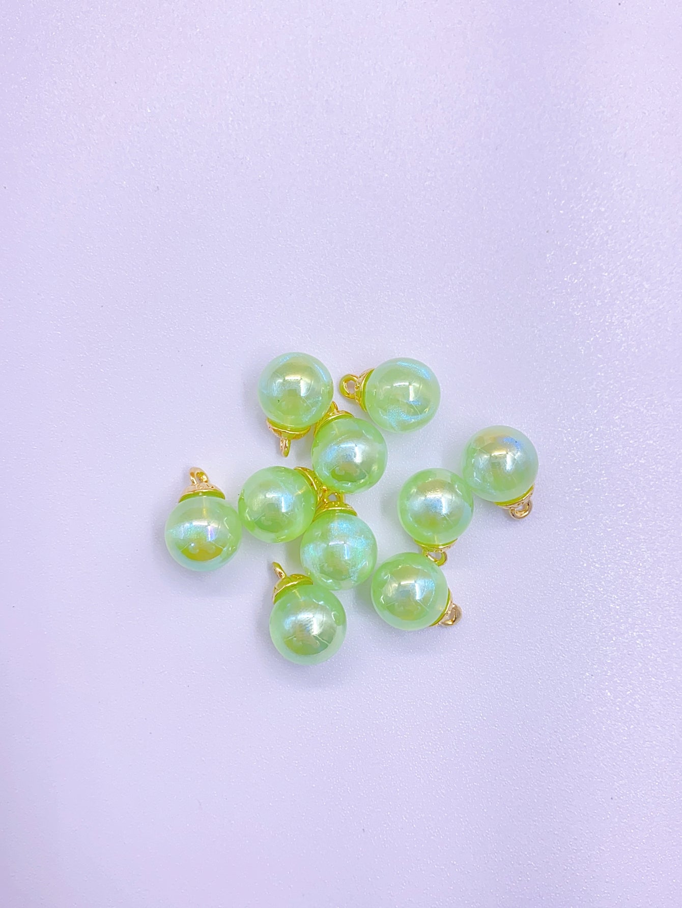 High-end abs Mermaid Star color series beads pendant 10