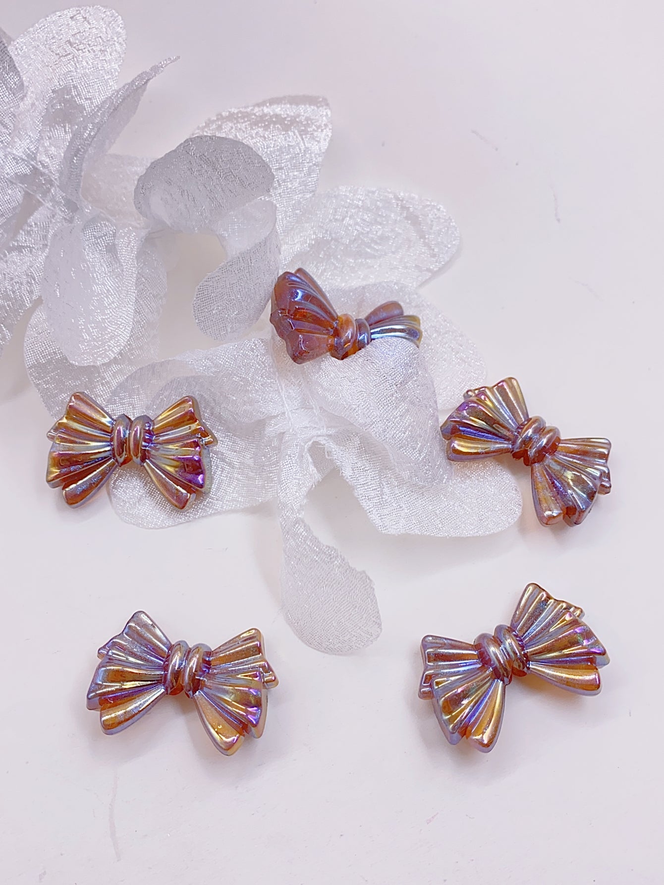 New trend straight hole star color mermaid bow shape diy clothing jewelry beaded accessories materials