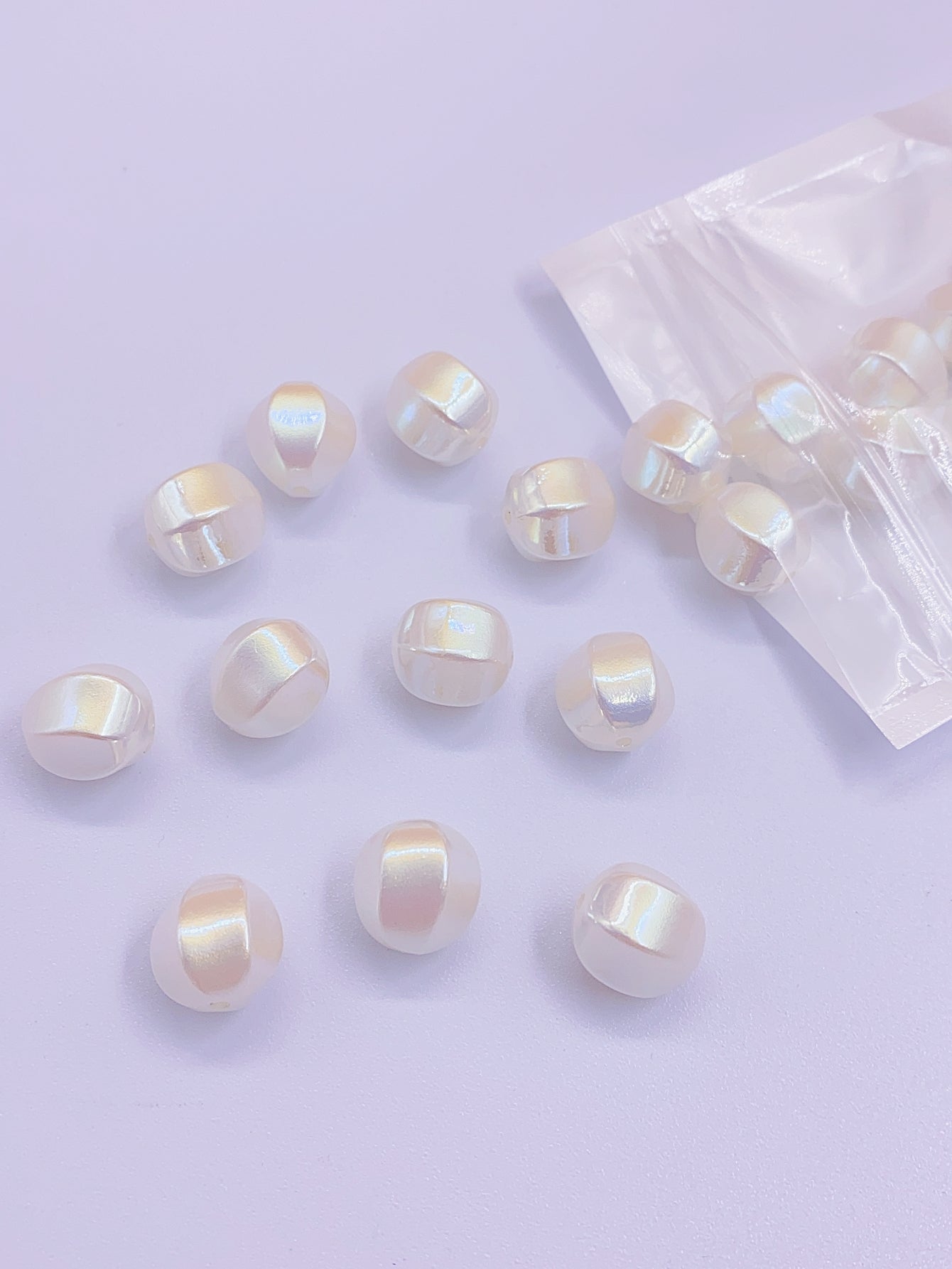 New Mabe shaped straight hole pearl jewelry handmade beading diy clothing jewelry accessories straight hole beading material