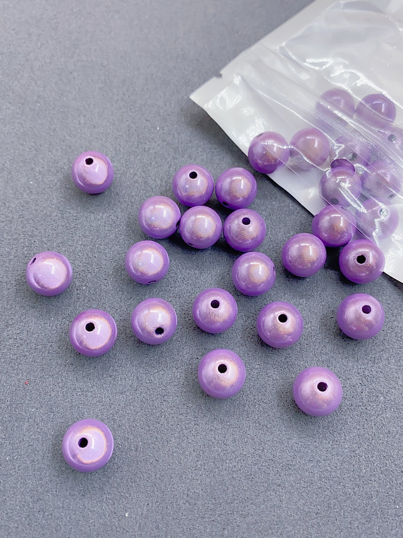 DIY high quality Laser Magic Magic beads reflective sweet cool diy handmade loose bead necklace accessories beaded