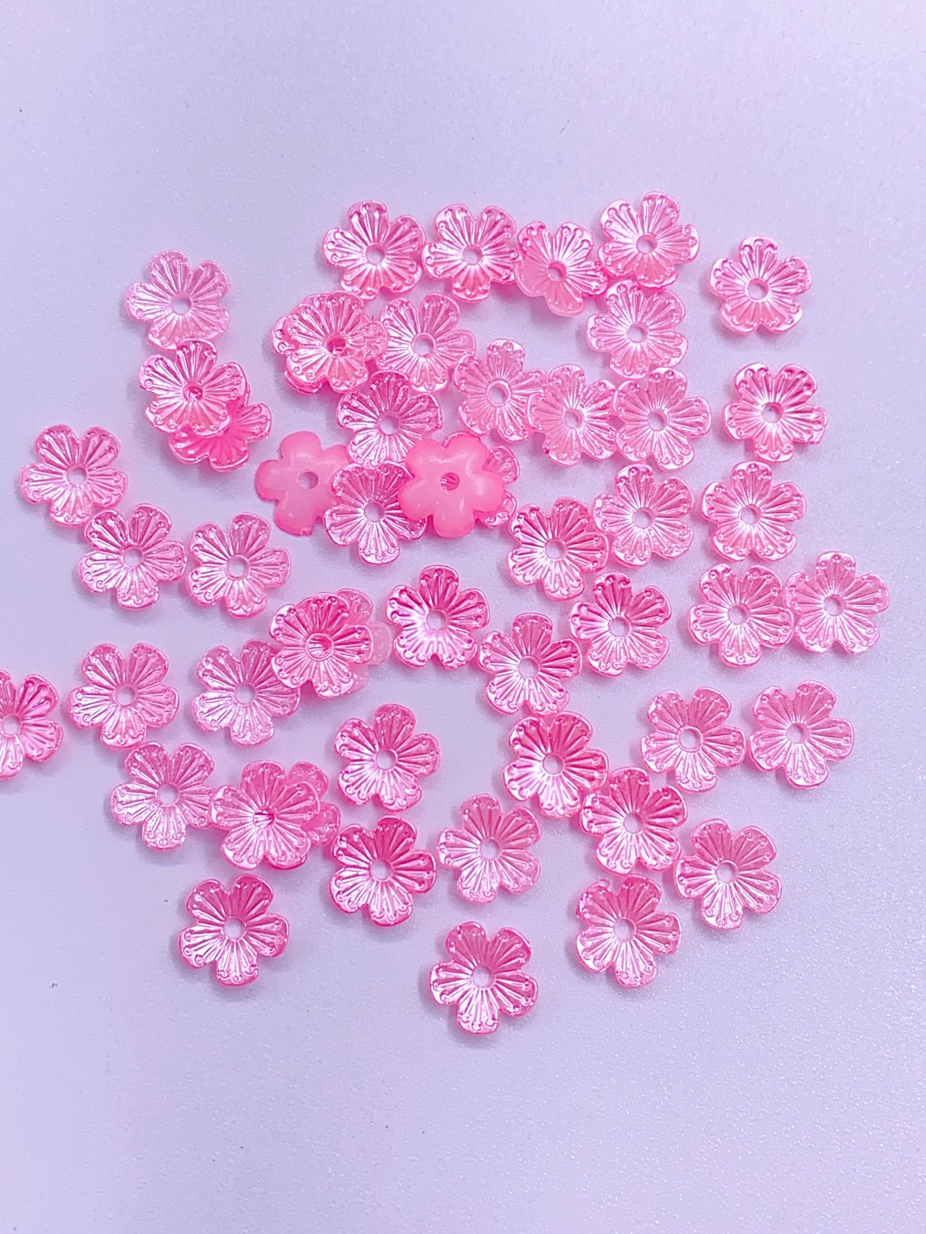 New personality lovely gradient Lily of the bell diy jewelry beaded bell-shaped pearl