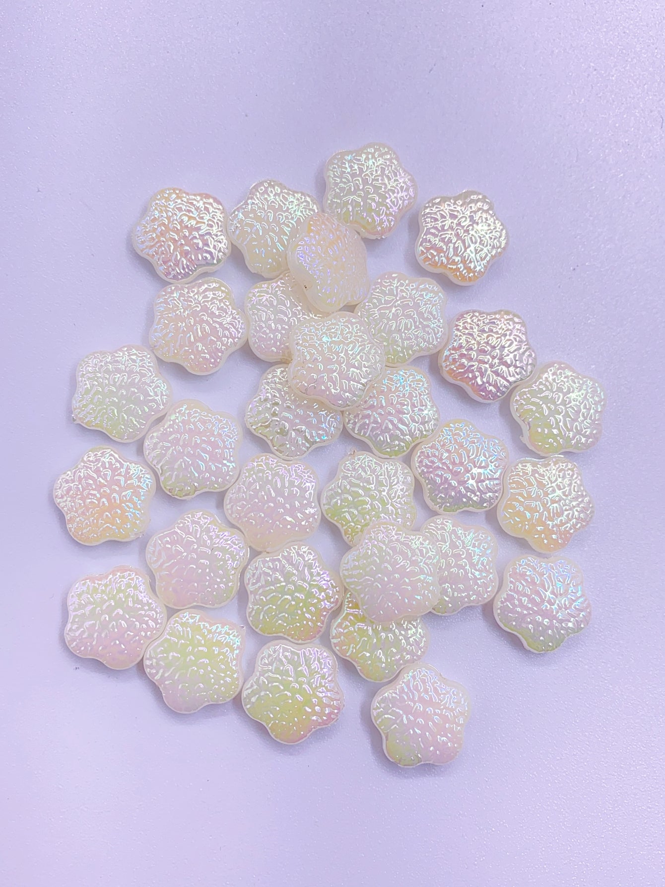 New ABS imitation pearl straight hole bright wrinkle small pearl dress jewelry diy accessory beads