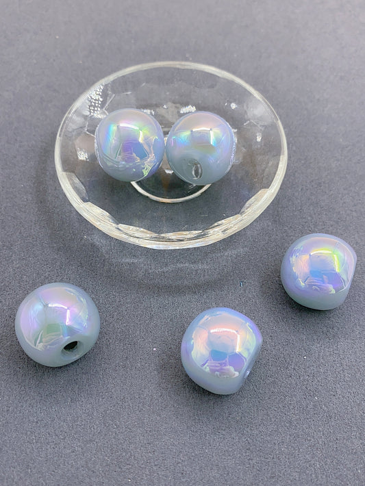 Handmade DIY jewelry accessories acrylic glow-in-the-dark dream dazzling straight beads diy hair cord headwear accessories beaded materials