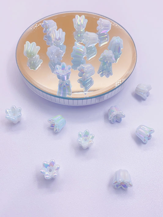 abs Imitation pearl gradient Mabel convellaria bellflower beaded Loose beaded hairpin material diy handmade bouquet material