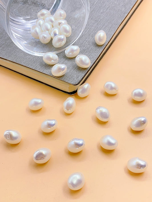 New Mabel series oval straight hole hand-beaded diy clothing jewelry mobile pendant accessories beads