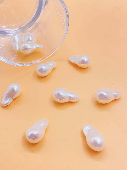 New Mabe series of special-shaped straight hole pearl diy clothing accessories pendant bead