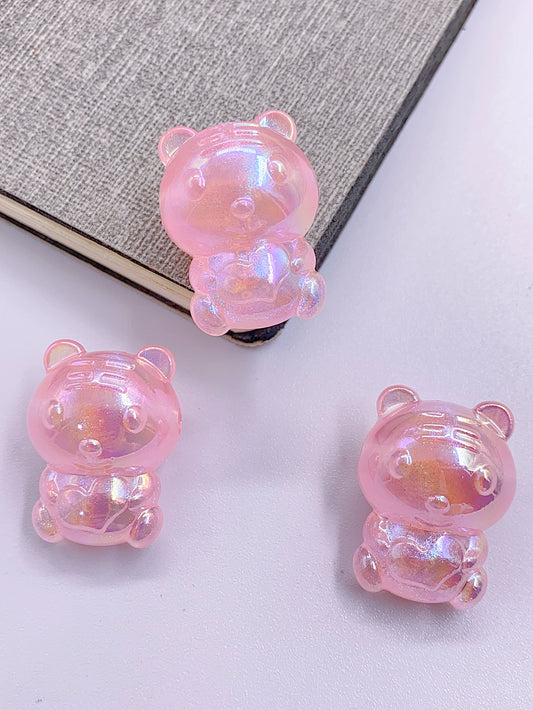 New high-end star color shell tiger straight hole beading accessories children's beading materials